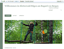 Tablet Screenshot of kletterwald-ruegen.eu